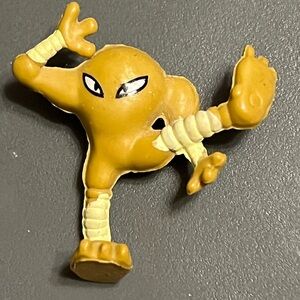 Vintage Pokémon Hitmonlee Brown and Cream Action Figure